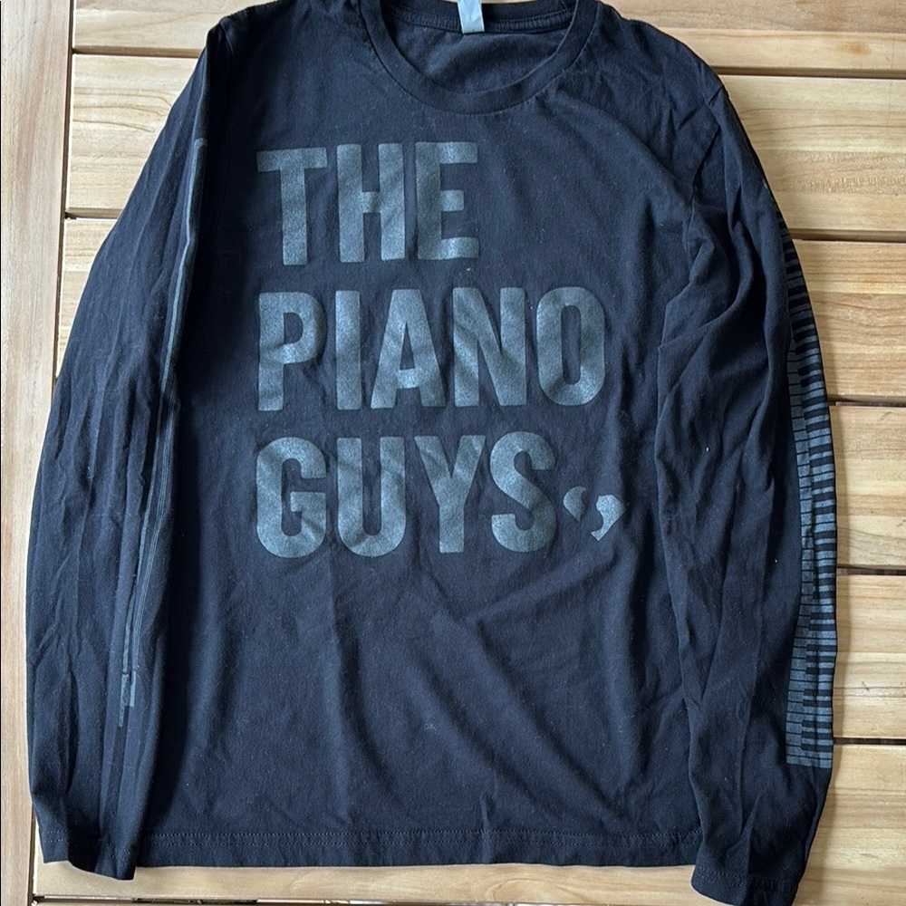 The Piano Guys Black Long Sleeve Shirt. Size small. Worn once